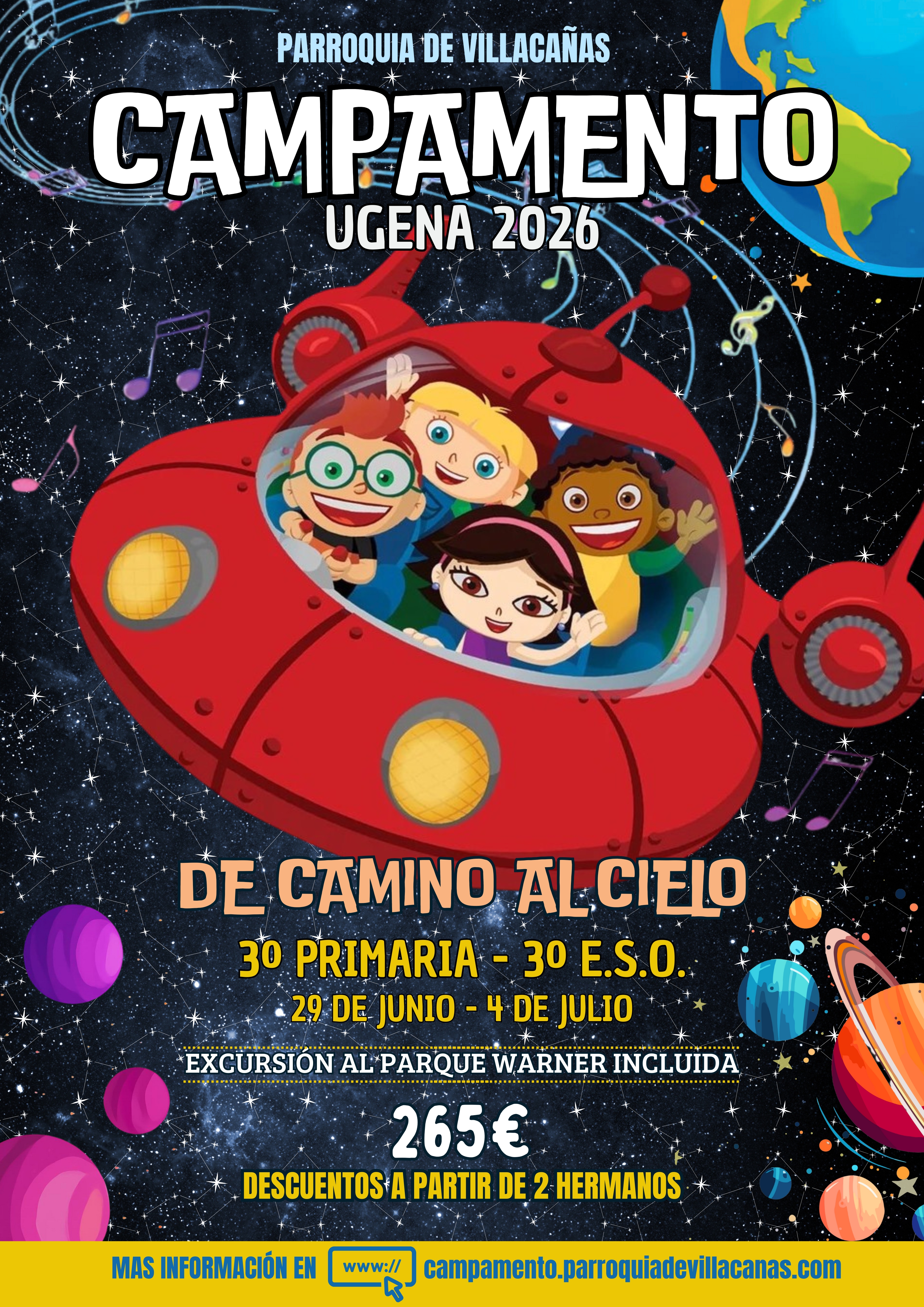 Cartel Campamento 2026